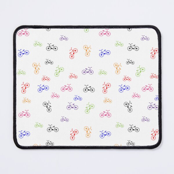Item preview, Cute Bicycle Seamless Pattern Colorful Red Blue Green Cycling Bike designed and sold by Stephen Scharf.