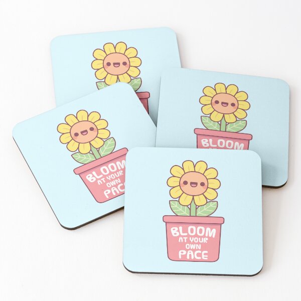 Item preview, Cute Yellow Flower Bloom At Your Own Pace designed and sold by rustydoodle.