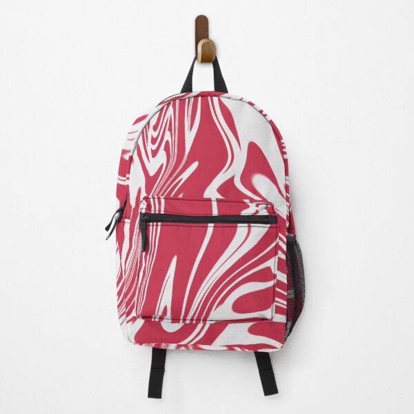 Item preview, Red and White Paint Abstract designed and sold by noiramcreates.