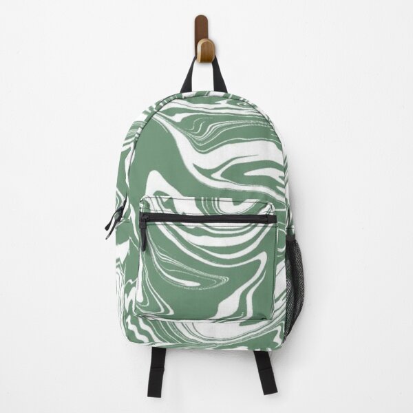 Item preview, White and Green Paint Abstract designed and sold by noiramcreates.