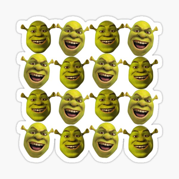 Shrek Sticker For Sale By Slendykins Redbubble