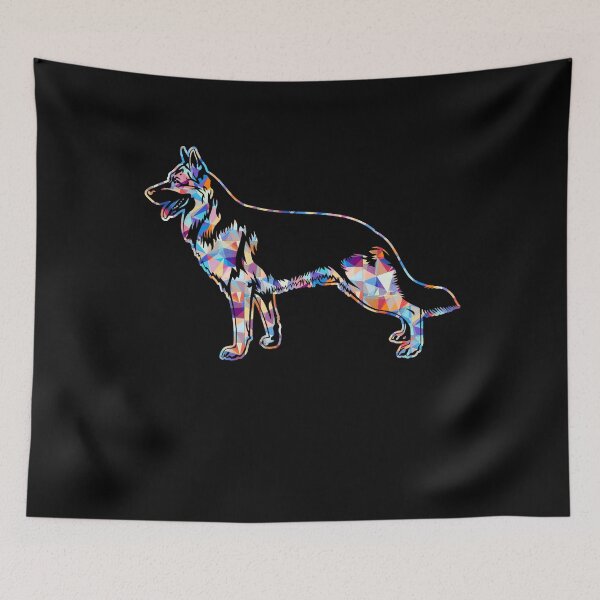 Item preview, Cool And Awesome German Shepherd Geometric designed and sold by UnknownArtistt.