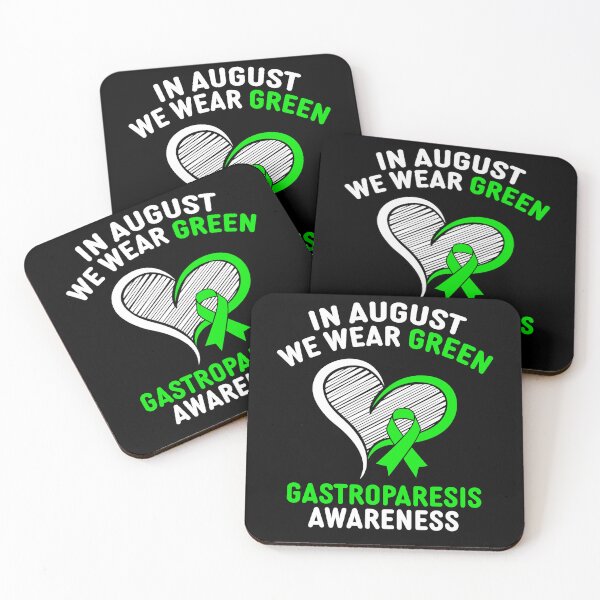 Artikelvorschau, Gastroparese-Bewusstseinsmonat 2022 Gastroparese-Bewusstsein im August Wir tragen Green Heart entworfen und verkauft von OtiliaNikolaus.