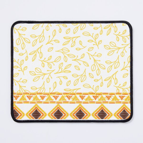 Item preview, Yellow leaves seamless print design & trim designed and sold by PalomaHealing24.