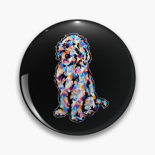 Item preview, Cool And Awesome Goldendoodle Geometric designed and sold by UnknownArtistt.