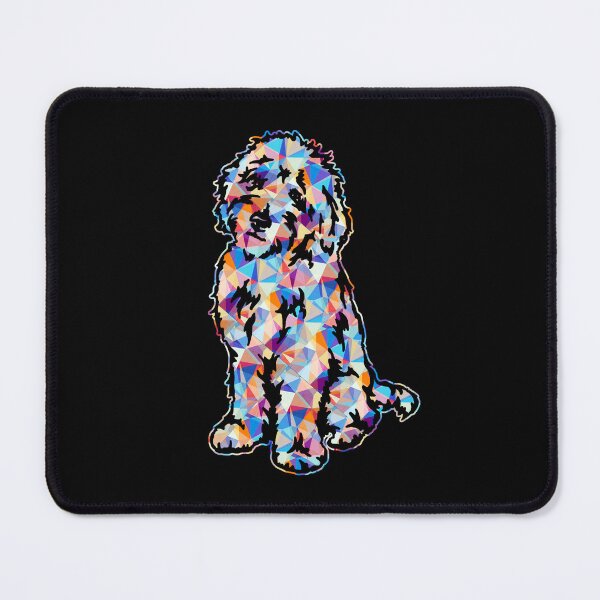 Item preview, Cool And Awesome Goldendoodle Geometric designed and sold by UnknownArtistt.