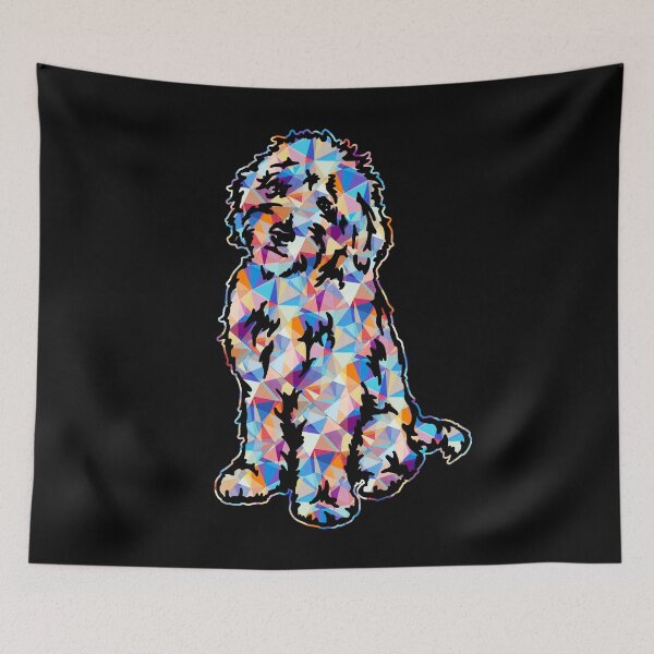 Item preview, Cool And Awesome Goldendoodle Geometric designed and sold by UnknownArtistt.