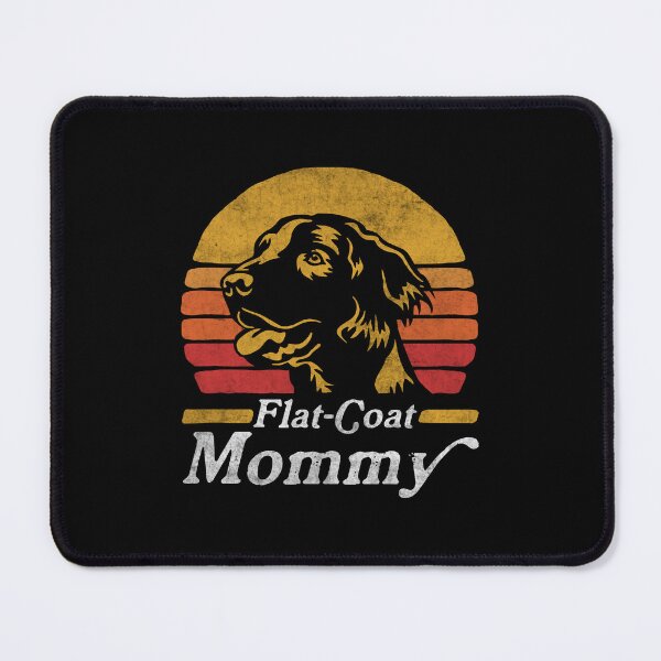 Item preview, Retro Vintage Flat Coated Retriever Mommy designed and sold by More Cute Dogs.