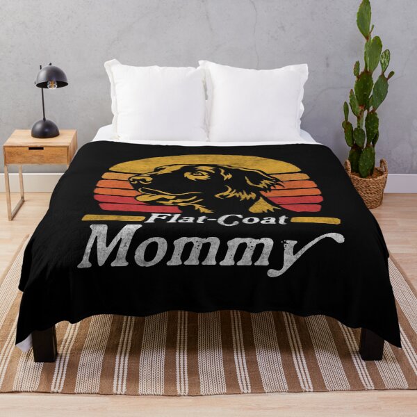Item preview, Retro Vintage Flat Coated Retriever Mommy designed and sold by More Cute Dogs.