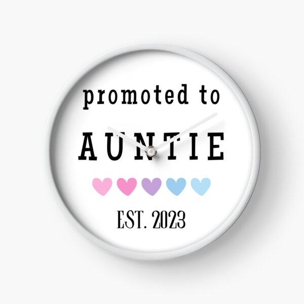 Item preview, Promoted to Auntie est. 2023 designed and sold by HappyVibesAlert.