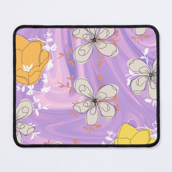 Item preview, Flowers of wavy background designed and sold by andrasdesignssss.