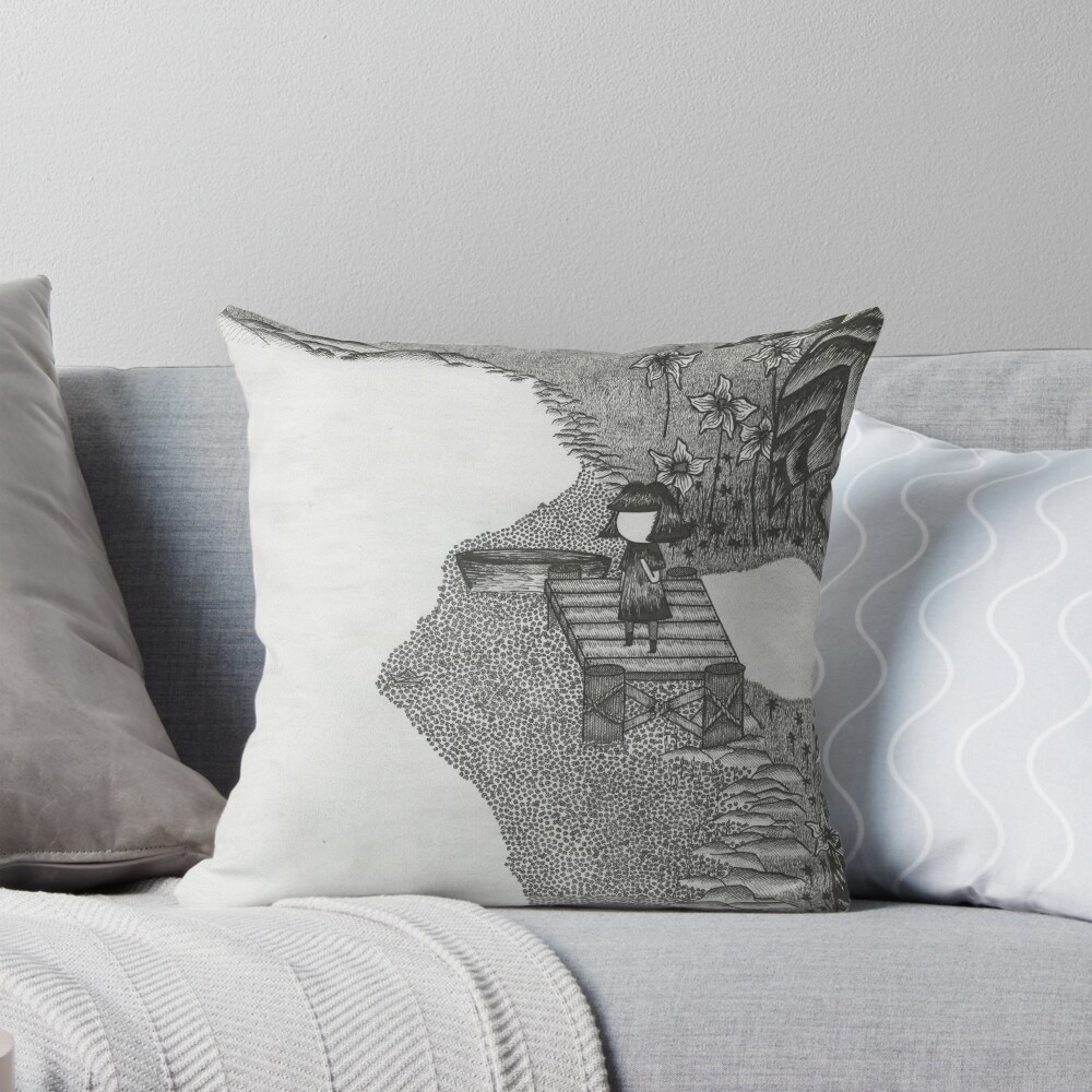 Item preview, Throw Pillow designed and sold by Graphitestained.