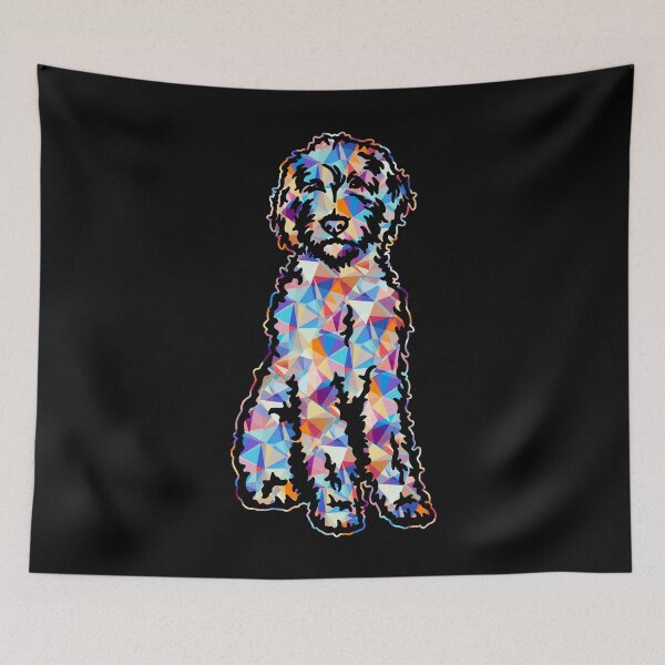 Item preview, Cool And Awesome Labradoodle Geometric designed and sold by UnknownArtistt.