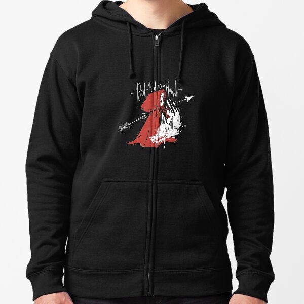 Red Riding Hood Zipped Hoodie