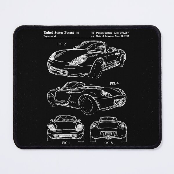 Item preview, Porsche Patent - 911 Carrera Art - Black And White designed and sold by patentpress.