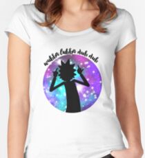 Wubba Lubba Dub Dub! Fitted Scoop T-Shirt