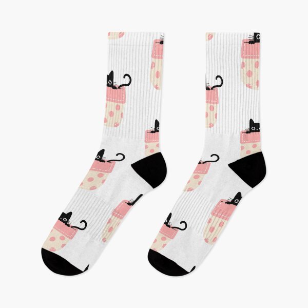 Item preview, Cute Black Cat In Pink Bubble Pocket Funny Cat designed and sold by Amir  Kaddour.