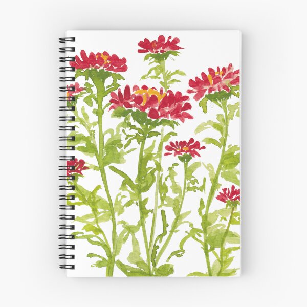Item preview, Ruby Red Aster Flowers designed and sold by JRoseDesign.
