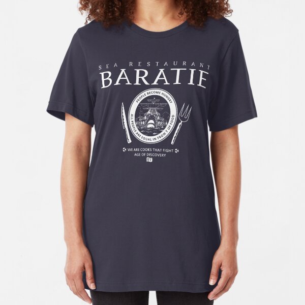 One Piece - Sea Restaurant BARATIE Slim Fit T-Shirt
