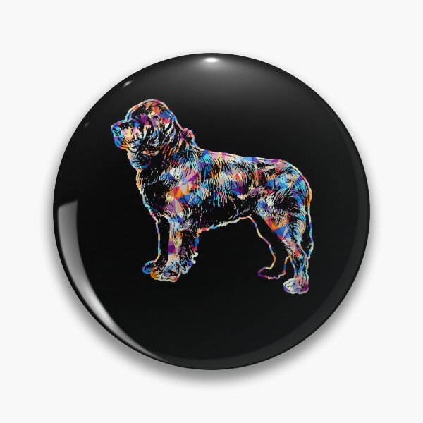 Item preview, Cool And Awesome Newfoundland Dog Geometric designed and sold by UnknownArtistt.