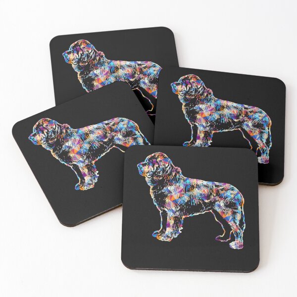 Item preview, Cool And Awesome Newfoundland Dog Geometric designed and sold by UnknownArtistt.