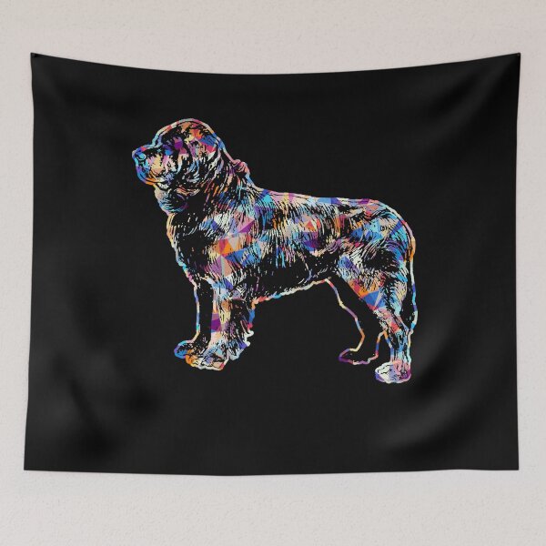 Item preview, Cool And Awesome Newfoundland Dog Geometric designed and sold by UnknownArtistt.