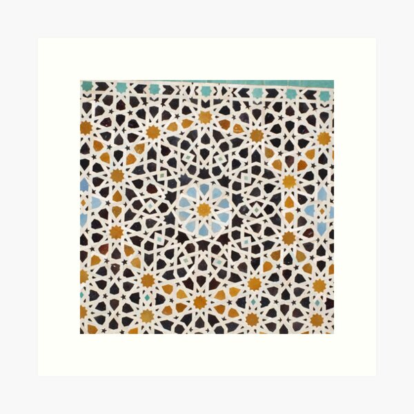 Item preview, Moroccan tiles mosaic boho bohemian  designed and sold by StudioAkubi.