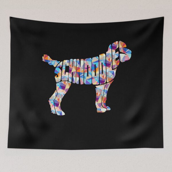 Item preview, Cool And Awesome Schnoodle Geometric designed and sold by UnknownArtistt.