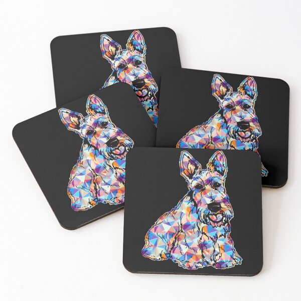 Item preview, Cool And Awesome Scottish Terrier Geometric designed and sold by UnknownArtistt.