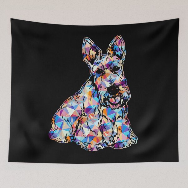 Item preview, Cool And Awesome Scottish Terrier Geometric designed and sold by UnknownArtistt.