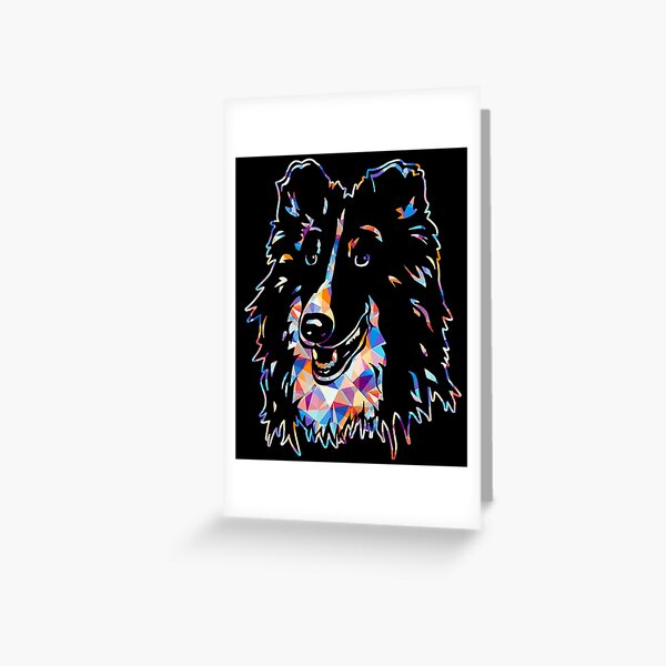 Item preview, Cool And Awesome Shetland Sheepdog Geometric designed and sold by UnknownArtistt.