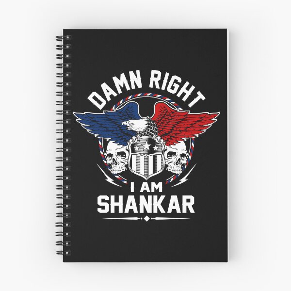 Aperçu de l'œuvre Shankar Name T Shirt - Damn Right I Am Shankar Gift Item Tee créée et vendue par aaronmaxi6.
