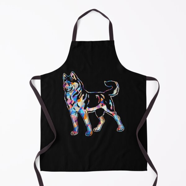 Item preview, Cool And Awesome Siberian Husky Geometric designed and sold by UnknownArtistt.