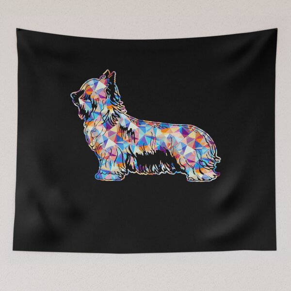 Item preview, Cool And Awesome Silky Terrier Geometric designed and sold by UnknownArtistt.