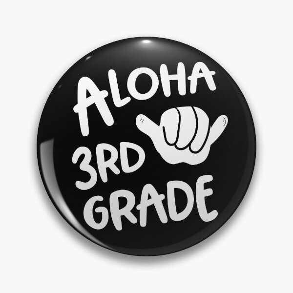 Item preview, Aloha 3rd Grade Back To School Hawaii Shaka designed and sold by Delightfully Cynical.