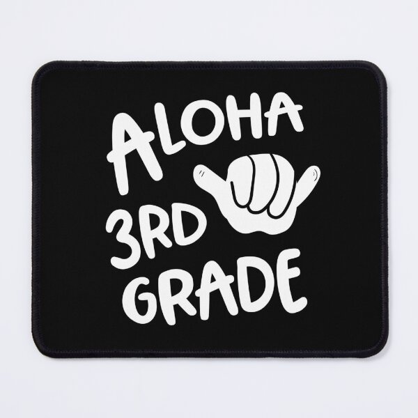 Item preview, Aloha 3rd Grade Back To School Hawaii Shaka designed and sold by Delightfully Cynical.