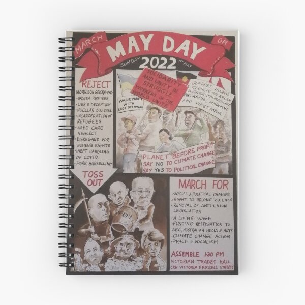 Item preview, May Day Poster 2022 designed and sold by Gary Shaw.