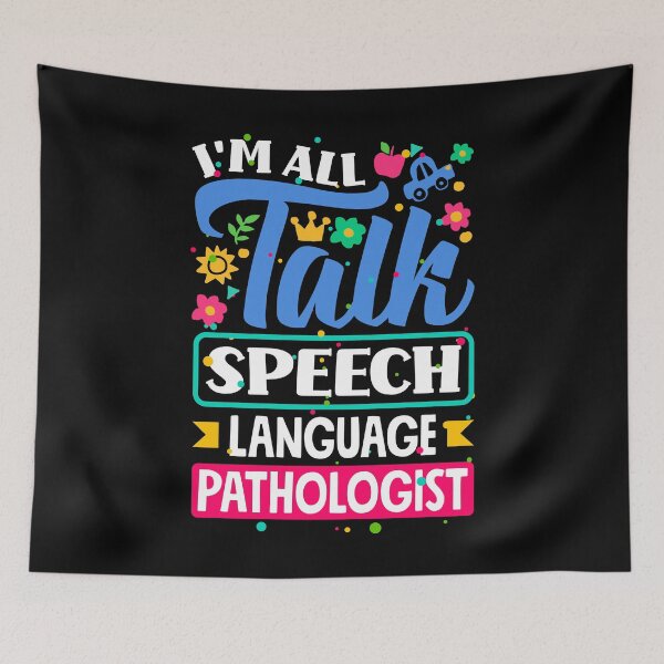 Item preview, Speech Language Pathologist Speech Therapist Im All Talk Pun designed and sold by ShopTheStyle.