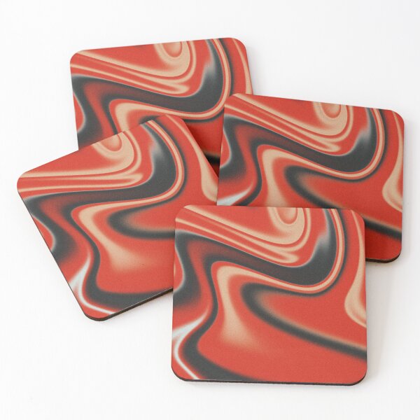 Item preview, Abstract Hot Red designed and sold by noiramcreates.