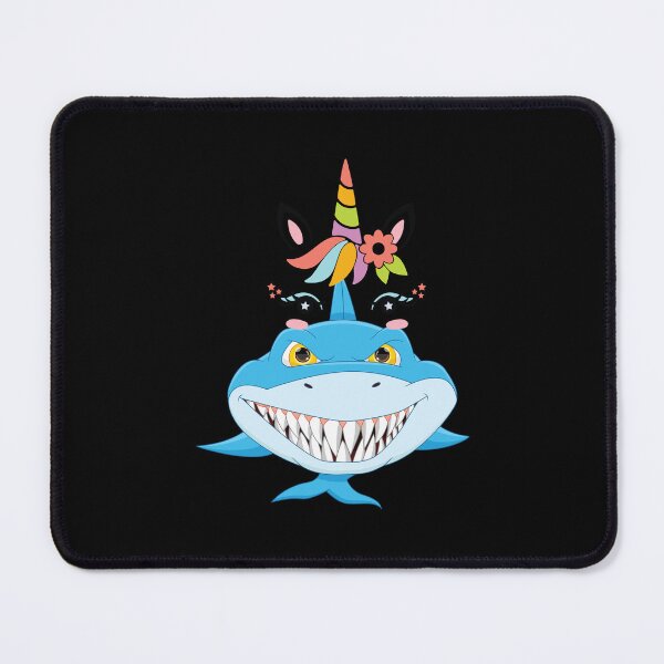 Item preview, unicorn riding shark - unicorn shark designed and sold by HStudioPrints.