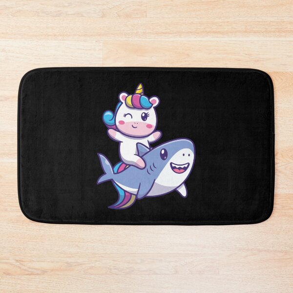 Item preview, tiburón montando unicornio - tiburón unicornio designed and sold by HStudioPrints.