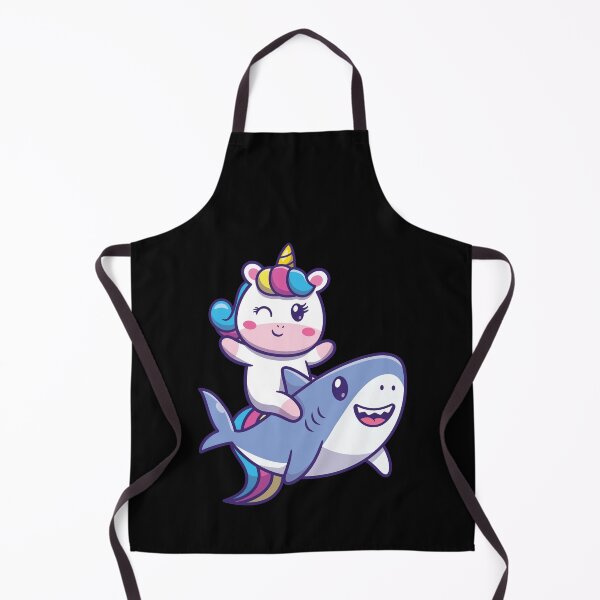 Item preview, tiburón montando unicornio - tiburón unicornio designed and sold by HStudioPrints.