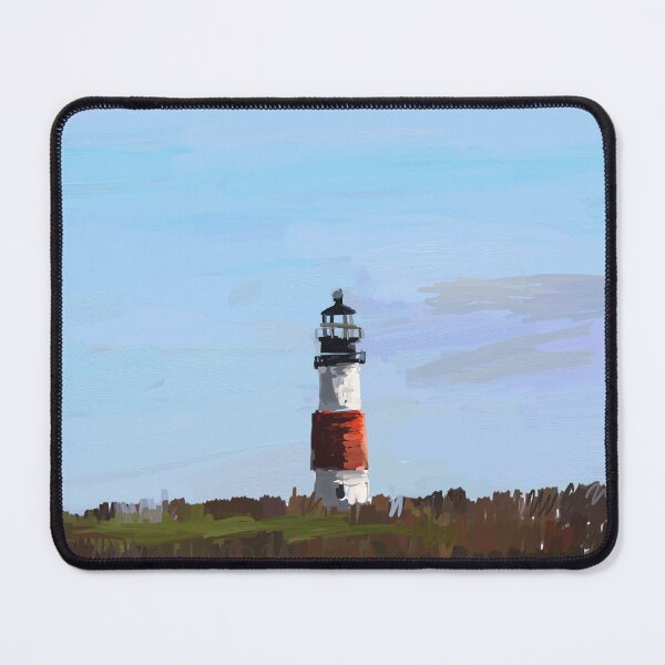 Item preview, Lighthouse painting under blue sky designed and sold by KARTICK DUTTA.
