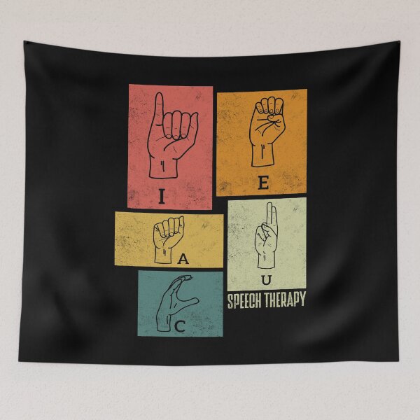 Item preview, Speech Language Pathologist Speech Therapy ASL Chart designed and sold by ShopTheStyle.