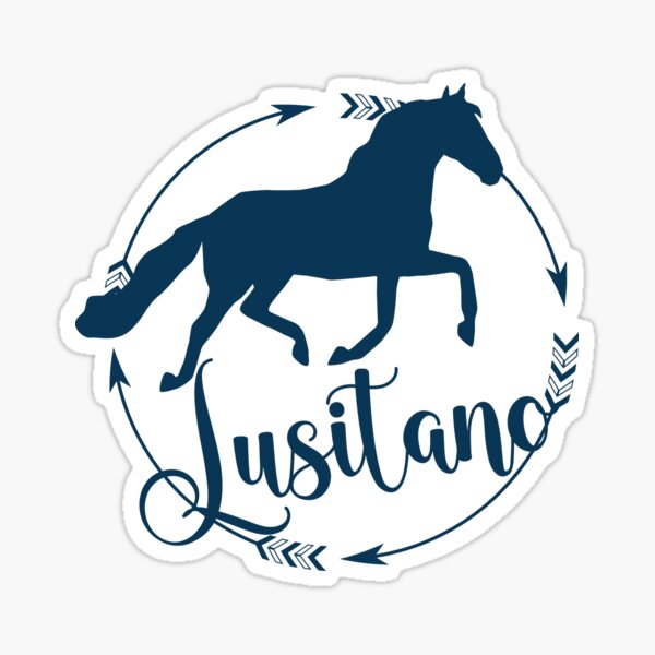 2 Adesivi Auto Cavallo Lusitano, Adesivo In Vinile Per Auto, Furgone O Camper