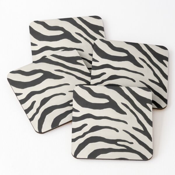 Item preview, Tiger Print Black and White designed and sold by noiramcreates.