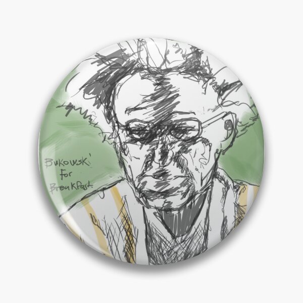 Item preview, Charles Bukowski for Breakfast designed and sold by GGSGetGoodStuff.