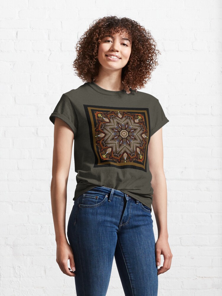 Alternate view of The Room of Five Hundred Stairs Shawl Classic T-Shirt