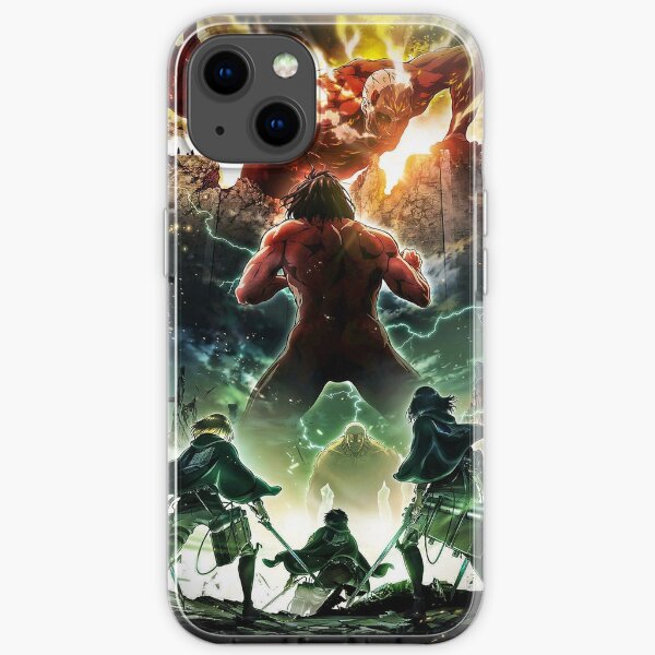 shingeki no kyojin 2 Funda blanda para iPhone