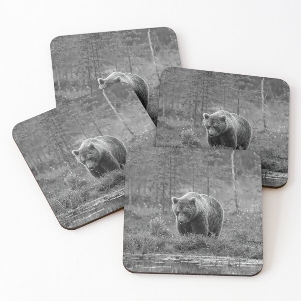 Item preview, Should I go or not. Brown bear bw designed and sold by Jouko Lehto Photography.